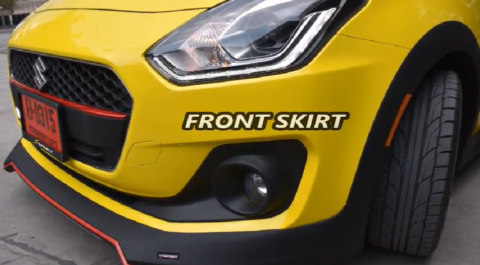 Suzuki swift 2018 ส่งชุดแต่งลงโชว์รูม