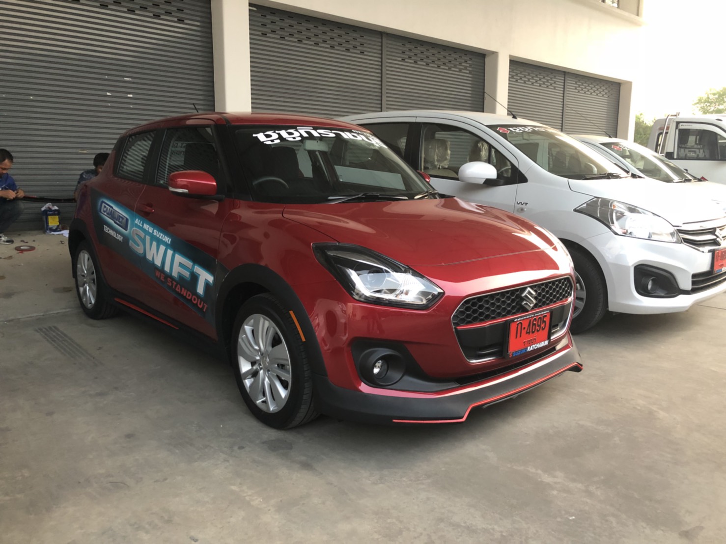 Suzuki swift 2018สีแดง