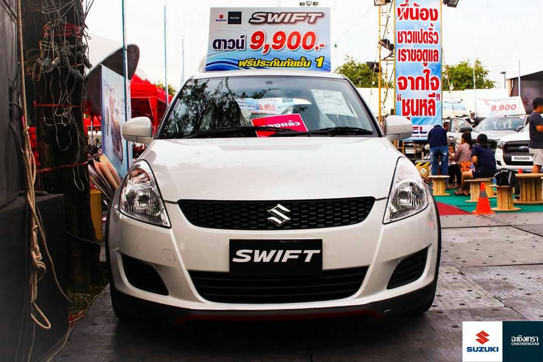 suzuki-swiftชุดแต่งรถยนต์ สเกิตร์รอบคัน สปอยเลอร์