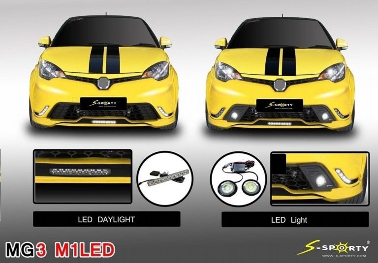 MG3 ชุดแต่งรถยนต์ สเกิตร์รอบคัน M1LED