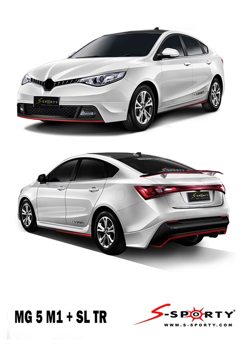 MG5 ชุดแต่งรถยนต์ สเกิตร์รอบคัน M1บวก SL TR