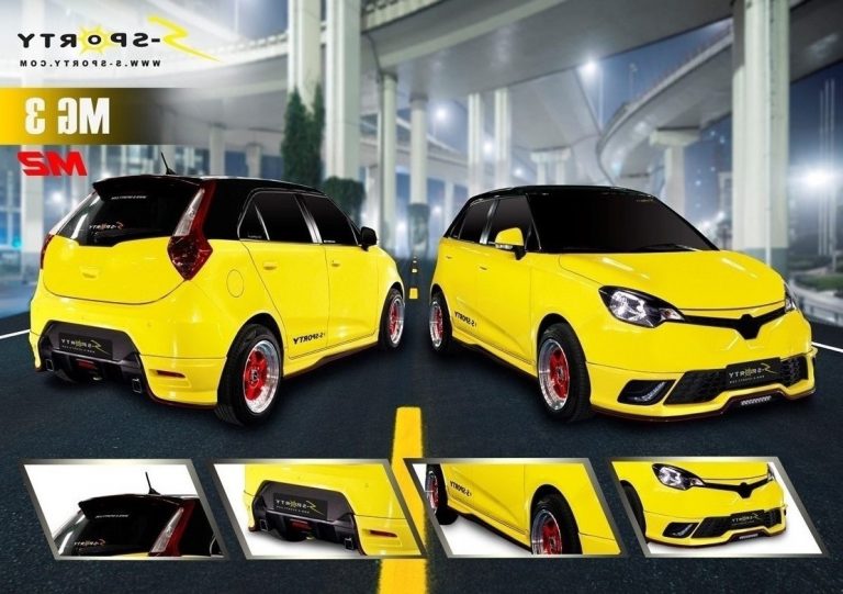 ชุดแต่งรถยนต์MGสเกิตร์รอบคัน สปอยเลอร์ ชุด 3Gm sm