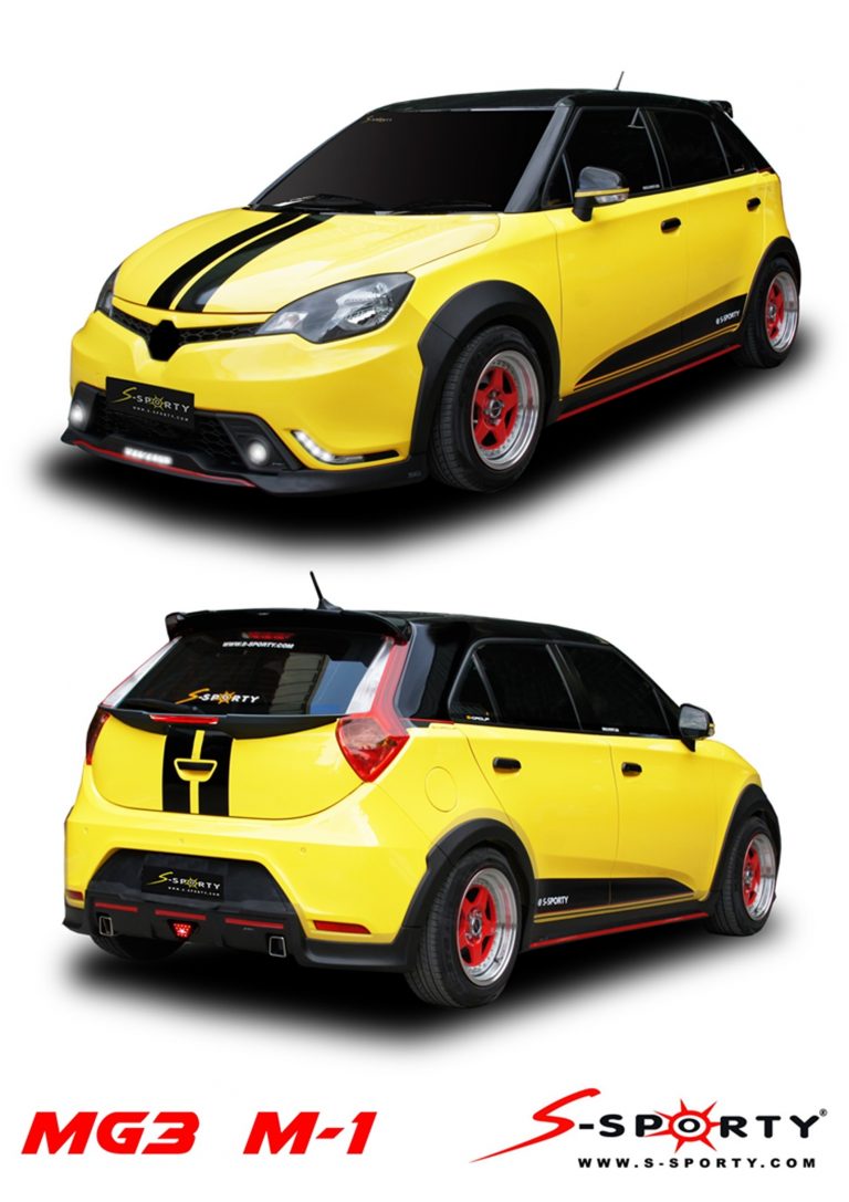 ชุดแต่งรถยนต์MGสเกิตร์รอบคัน สปอยเลอร์ ชุด M1