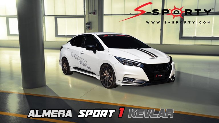 ชุดแต่ง Nissan Almera 2020 เคฟลาร์สเกิร์ตรอบคัน สปอยเลอร์