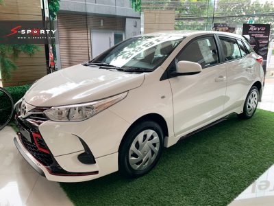 TOYATA YARIS 2020 ใหม่ สีขาวรุ่น Entry ชุดแต่ง SPORT