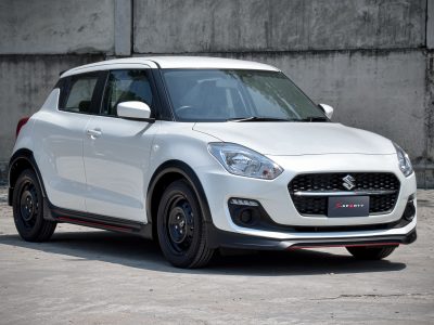 Suzuki swift2022 สเกิร์ตรอบคัน พร้อม สปอยเลอร์ และ โป่งล้อ