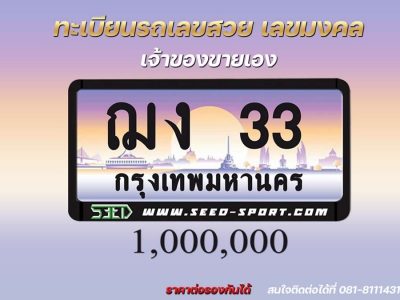 ป้ายทะเบียนกราฟฟิก เลขสวย(ฌง 33)