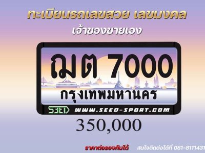 ป้ายทะเบียนกราฟฟิก เลขสวย(ฌต 7000)